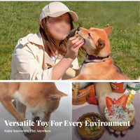Mentally Stimulating Acorn Dog Toy Relieves Boredom Acorn Treat Dispenser Long-Lasting for Puppy Owners, Outdoor, Playtime, Feeding Time