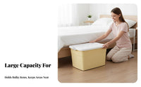 Wheeled Under-Bed Box Large Capacity Wheeled Latching Tote sturdyDuty Complimentary for Families, homeowners