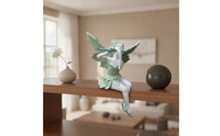 Resin Fairy Figurine Winged Fairy Statue Whimsical Garden Statue with Wings Detailed for Fantasy Lovers, Gardeners, Patio, Planter