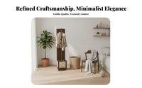 Rolling Hall Tree with Mirror Unrestricted Standing Garment Stand Mobile Design