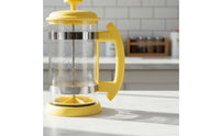 Plunger Pot Coffee Maker Stainless Steel Strainer Glass Coffee Plunger Multi-Function Tea Press Pot for Home, Office, Kitchen