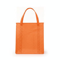 Insulated Tote Bag Embossed Boxy Insulated Tote Food Storage Structured Base Reinforced Side Panels for Picnic, Barbecue