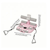 Sit up Bar with Suction Cups Stable Sit-up Bar with Resistance Bands Non-Slip Abdominal Workout Equipment for Home Gym
