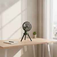 camping Fan with Tripod Operated Tripod Fan Foldable for Campers