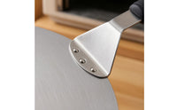 Stainless Steel Pizza Black Handle Pizza Brushed Finish