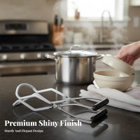 Anti-Scald Bowl Clamp Multi-Functional Heated Dish Grabber Gripper Dish Grabber Gripper S Non-Slip Grip Hot Plate Gripper