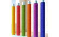 Educational Pattern Color Sorting and Stacking Game Fine Motor Color Sorting Game with Cards Logical Pattern Building Toy with Rods Tactile for Preschoolers, Toddlers, Homeschool, Classroom