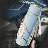 Self-Tightening Motorcycle Cup Holder Adjustable Handlebar Cup Holder Universal Fit Vehicle Accessory Anti-Slip