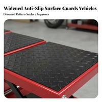 Heavy-Duty Motorcycle Lift Anti-Slip Platform Motorcycle Lift Rust Resistant Dirt Bike Repair Stand 1100 Lbs Capacity for DIY Mechanics, Workshop, Vehicle Maintenance
