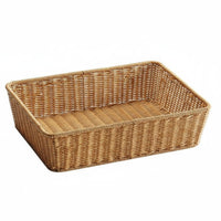 Woven Plastic container adaptable Woven Pattern Basket Drawerconvenient for Parents