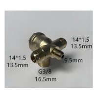 Zinc Alloy V Type Compressor Valve Threaded Compressor Check Valve Tool Part Brass for Technicians, Mechanics, Workshop, Garage
