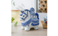 Horse Piggy Bank Ceramic Horse Change Bank Porcelain Style for Collectors, Shelf, Desk
