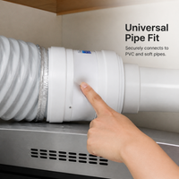 PVC Duct Exhaust Backdraft Damper for Kitchen Range Hoods and Public Flues