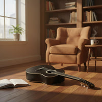 Notched Classical Guitar Smooth  39 Inch Classical Guitar Full Size String Instrument for Practice