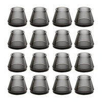 16 Pieces Silicone Chair Leg Cap with Felt Bottom Clear Chair Leg Protector with Felt Bottom Quiet Non-Slip for Hardwood Floors