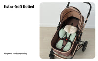 All Seasons Use 3D Bean Velvet Seat Pad Universal Fit Newborn Stroller Cushion Breathable Material for Infants, Newborns, High Chair, Travel