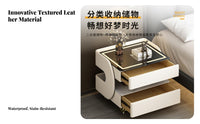 Wireless Charging Nightstand with Drawers Drawer and Shelf Storage Smart End Table Modern design Bedside Cabinet universal serial bus port Ports for technology lovers aficionados, Homeowners, Students, Guest Room, Hotel, Home Office