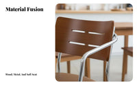 Modern Design Upholstered Armchair with Wooden Frame Minimalist Aesthetic Upholstered Frame Armchair Ergonomic rearrest Dining Chair for Cafe Owners, Homeowners, Interior Designers, Living Room, Restaurant, Lounge Area, perusing alcove