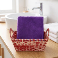 21-Ply Twisted Thick Microfibre Cloth and Microfibre Towel, 300g Multi-Purpose Cleaning Tool for Oil Removal, 25x50cm Bound Border Fabric