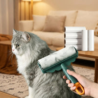Pet Hair Remover and Sofa Cleaner with Handle, Reusable Lint Roller for Clothes Roller and Sticky Roller, Hair Dust and Cat Hair, Dust Cover