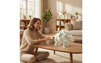 Elephant Figurine Textured Elephant Statue Cute for Coffee Table, Art Collectors