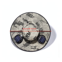 Wide Brim Sun Hat with Fan Cooling Sun Hat with Fan Breathable for Camping