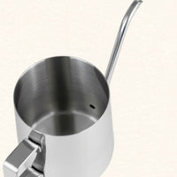 Polished Finish Gooseneck Coffee Kettle Rectangular Handle Pour over Kettle Open Top Brew Gear Wire Stand