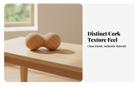 Textured Cork Peanut Massage Ball Uncoated Peanut Massage Ball Grip Fitness Gear Handheld