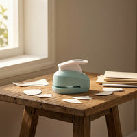 Compact Handheld Paper Punch Low-Profile Lever Punch Easy to Use One-Handed for Scrapbooking, Journaling