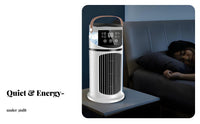 Quiet Operation Mini Air Conditioner Fan Adjustable Speeds Mini Air Cooler Energy Saving for Students, Dormitory, Bedroom, Office
