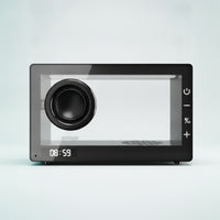 Touch Control Transparent Speaker Wireless Speaker with Rgb Light Portable Compact for Students, Teens, Desk, Bedroom, Dorm Room