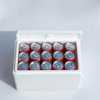 Ice Box and Insulated Box for Cold Chain E-commerce Packaging, Thickened 25mm Wall Thickness Foam Box, 50kg Capacity Food Delivery Box with Lid
