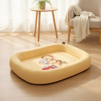 Pet Bed Dust Cover Soft Dog Bed Cover with Elastic Edge Lightweight for Living Room