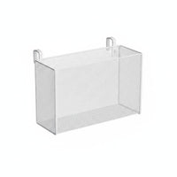 Multifunctional Hanging Storage Box with Tissue Holder Space-Saving Multi-Compartment Tissue Box tool-clear Installation Desk Organizer Modern Design for Students, homeowners, Makeup Users, Desktop, Home Study, Dormitory, Countertop