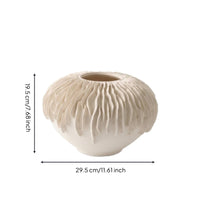 Ceramic Art vase Organic Ceramic Sculpture Sculptural Decor for Living Room, Entryway, Shelves