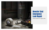 Silicone Self-Fusing Tape, Pipe Waterproof Barrier Repair Tape, Leakproof, High Adhesion, for PVC Pipe Emergency Repair