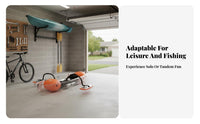 Sit-on-Top Fishing Kayak Unibody Construction Single-Person Kayak Sturdy Paddling Boat for Anglers, Aquatic Activities Aficionados, Lakes, Waterways