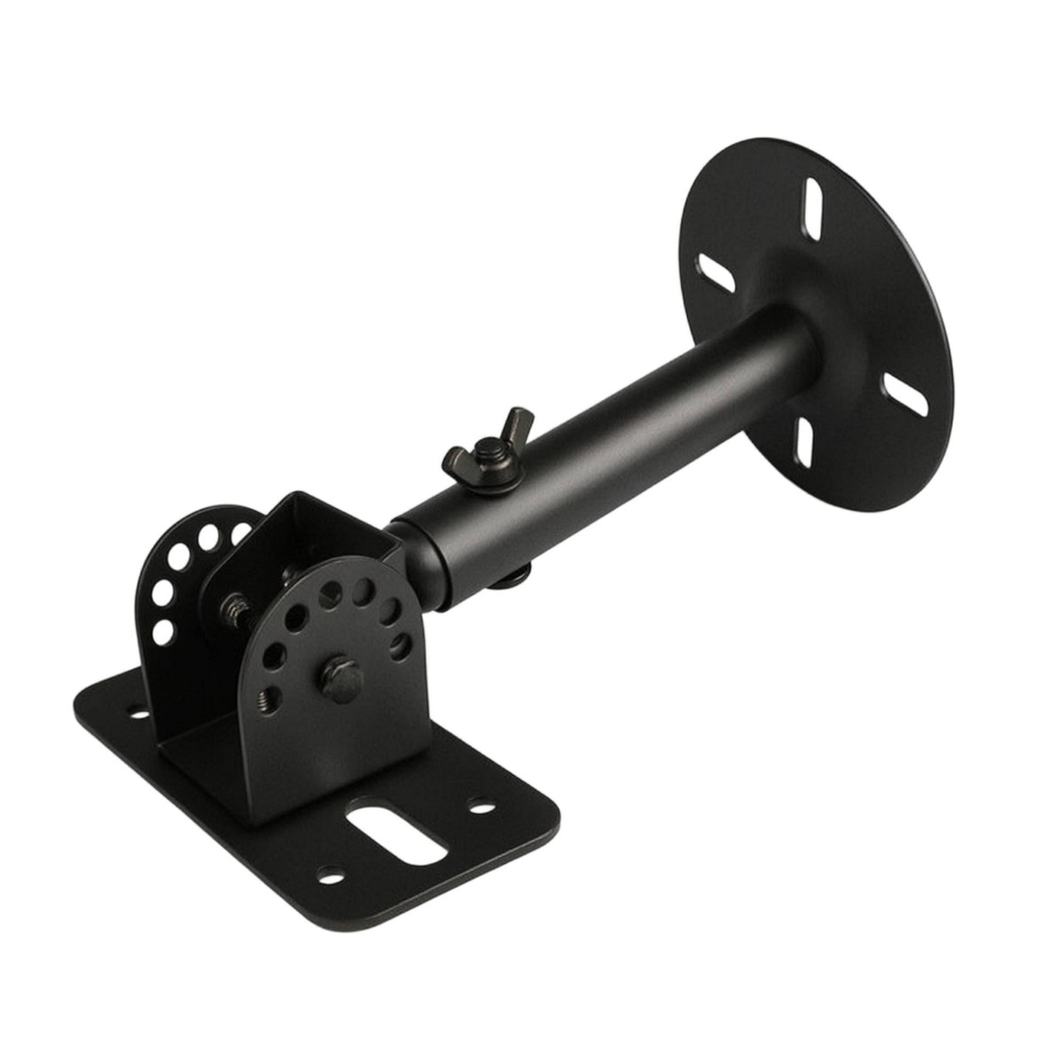 Adjustable Speaker Mounting Bracket with Telescoping Arm Retractable Speaker Mount with Telescopic Arm Universal Heavy Duty for Home Theater Installers, Audiophiles, Meeting Room, KTV