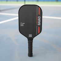 Pickleball Paddle with Carbon Fiber Face 16mm Pickleball Paddle with Textured Surface Racket One-Piece High-Friction for Players