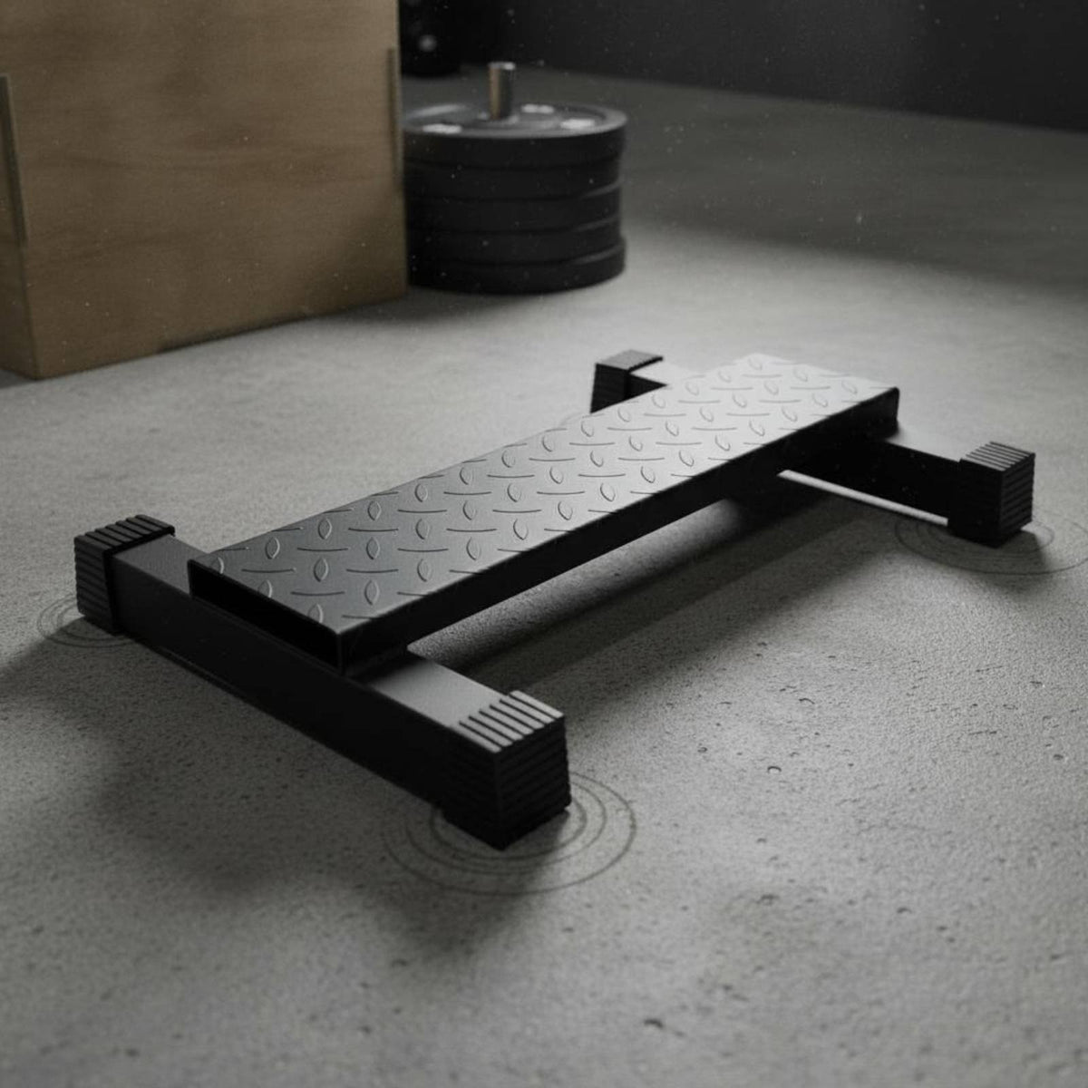 Standing Calf Raise Stand Non-Slip Surface Steel Calf Raise Block Stable Design Squat Wedge Block for Athletes, Bodybuilders, Home Gym