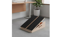 Non-Slip Surface Adjustable Wooden Slant Board Heavy Duty Adjustable Slant Board for Athletes