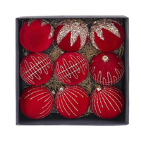 Christmas Ornament Ball Decorative Christmas Ball Ornament Easy to Hang for Holiday Wreath
