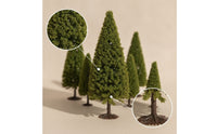 Conical Wire-Trunk Model Tree Compact Simulated Conifer Tree Realistic Diorama Conifer Trees Evergreen for Hobbyists, Architects