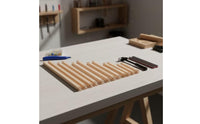 Embroidery Stretcher Frame Kit Adjustable Wooden Needlework Frame with Tools Stable Stretcher Rods with for Crafters