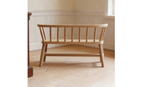 Dollhouse Bench Realistic Model 1/12 Scale Bench Photo Prop Miniature Wooden Loveseat for Hobbyists, Collectors