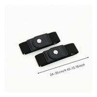 Adjustable Elastic Waist Adjuster Straps Comfortable Pants Adjuster with Snap Tab Flexible Elastic Waistband Reusable for Everyday Wear