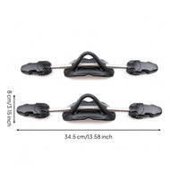 Spring Heel Strap Adjustable Diving Fin Strap with Quick Release Buckles Aerodynamic Sports Gear