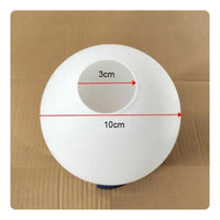 Milky White Globe Shade Minimalist Design Frosted Ball Lampshade for DIYers