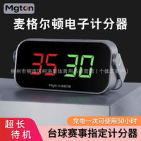 Electronic Scorekeeper for Billiards, Basketball, Table Tennis