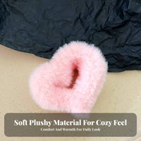 Soft-Touch Hair Fastener Soft Touch Large Ry Hair Clip Strong Hold Faux Hair Claw for Women, Girls, Daily Wear, Casual Outings, Weddings